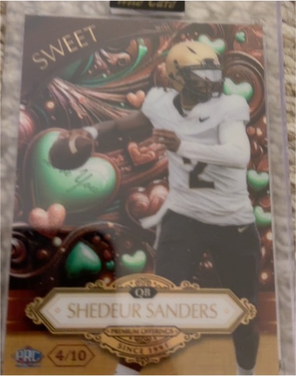 2024 Wild Card Sweet #4 Shedeur Sanders — front