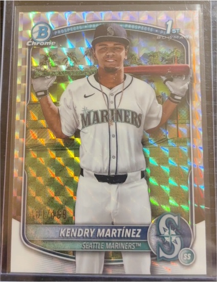 2025 Bowman Chrome #BCP-159 Kendry Martínez — front