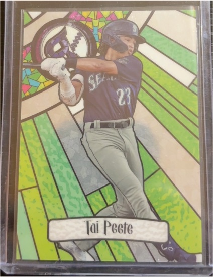 2023 Bowman Draft Stained Glass #BGA-18 Tai Peete — front