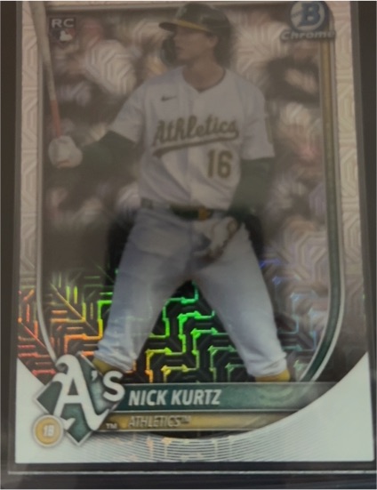 2025 Bowman Chrome #93 Nick Kurtz — front