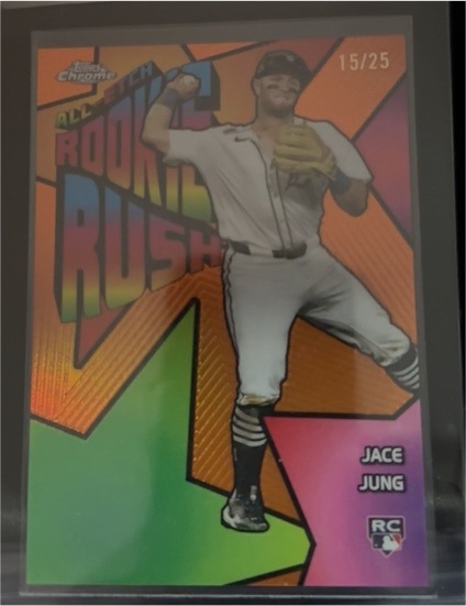 2025 Topps Chrome #CERR-4 Jace Jung All-Etch Rookie Rush — front