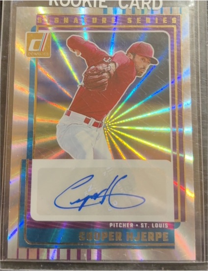 2025 Donruss Signature Series #SG-CHJ Cooper Hjerpe — front