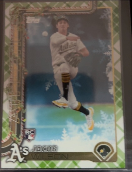 2025 Topps Holiday #H4 Jacob Wilson — front