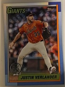 2025 Topps Update #U90-10 Justin Verlander — front