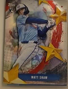 2025 Topps Stars of MLB #SMLB-20 Matt Shaw — front