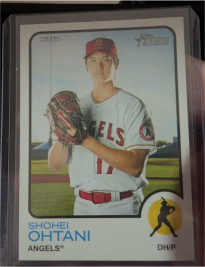 2022 Topps Heritage #150 Shohei Ohtani — front