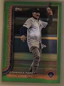 2025 Topps Update First Pitch #FPU-10 Kirk Gibson — front