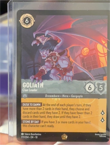 2023 Disney Lorcana Whispers in the Well #173 Goliath Clan Leader — front