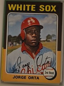 1975 Topps #184 Jorge Orta — front