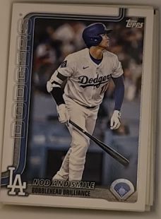 2025 Topps Update #US84 Shohei Ohtani Nod and Smile — front