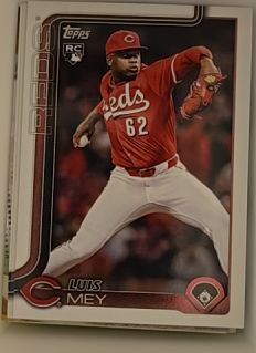 2025 Topps Update Series #US102 Luis Mey — front