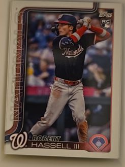 2023 Topps #NATIONALS Robert Hassell III — front