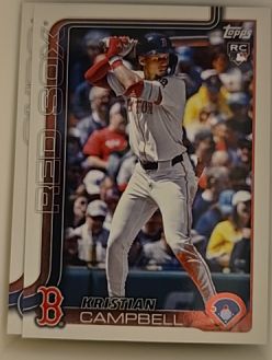 2025 Topps Update #US1 Kristian Campbell — front