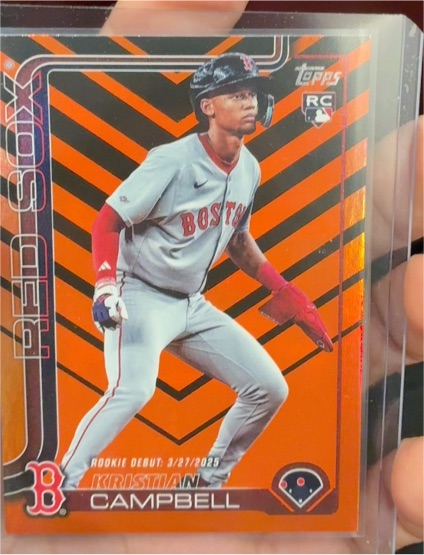 2025 Topps Update #US129 Kristian Campbell — front