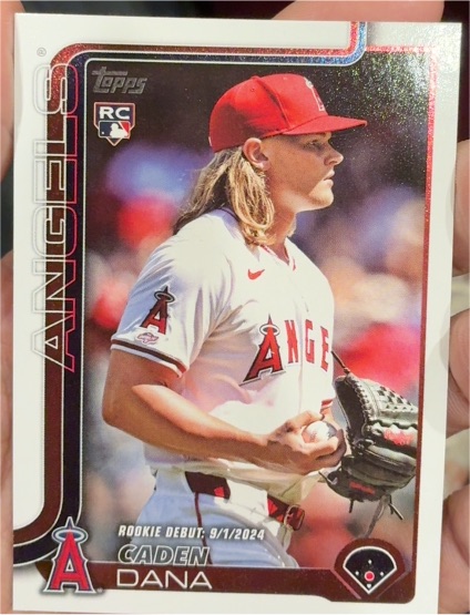 2025 Topps Update #US187 Caden Dana — front