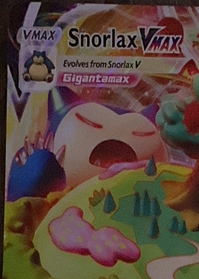 Pokémon TCG Snorlax VMAX Gigantamax — front