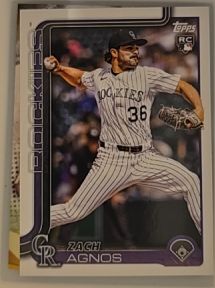 2025 Topps Update #US31 Zach Agnos — front