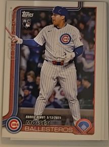 2025 Topps #RC Moises Ballesteros — front