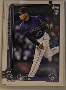 2025 Topps Update #US285 Juan Mejia — front