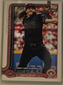 2025 Topps Update #US318 Rhett Lowder — front