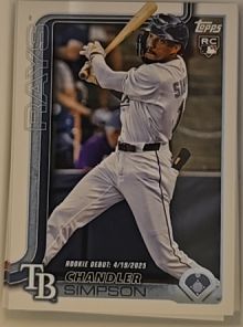 2025 Topps Update #US349 Chandler Simpson — front
