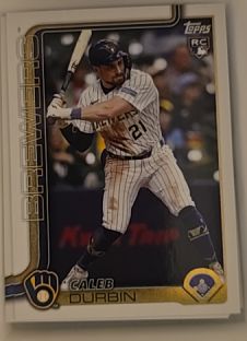 2025 Topps Series 1 #93 Caleb Durbin — front