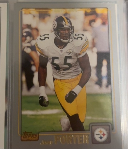 2001 Topps #56 Joey Porter — front