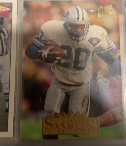 1995 Fleer Ultra #107 Barry Sanders — front