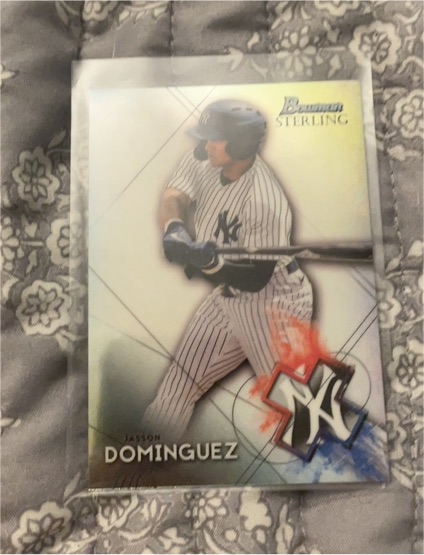 2021 Bowman Sterling Prospects #BSP-5 Jasson Dominguez — front