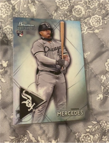 2021 Bowman Sterling #BSR-59 Yermin Mercedes — front