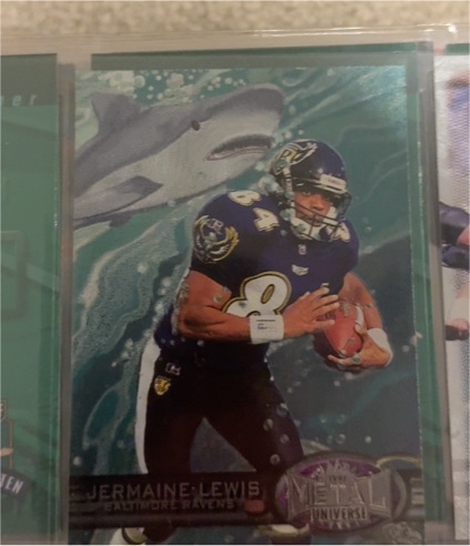 1997 Skybox Metal Universe #80 Jermaine Lewis — front