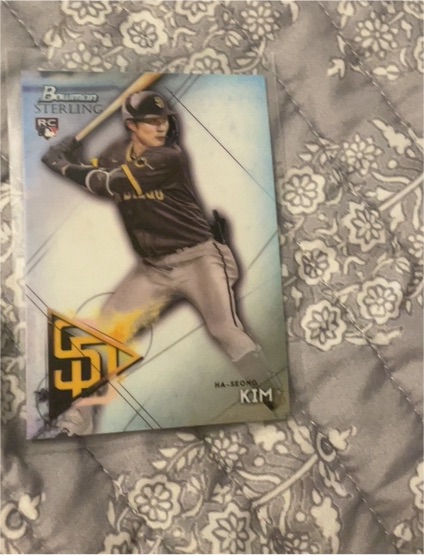 2021 Bowman Sterling #BSR-91 Ha-Seong Kim — front