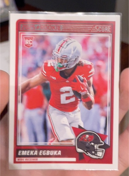 2025 Panini Score #2 Emeka Egbuka — front