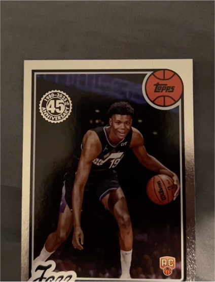 2025-26 Topps Basketball #80BK-54 Ace Bailey — front