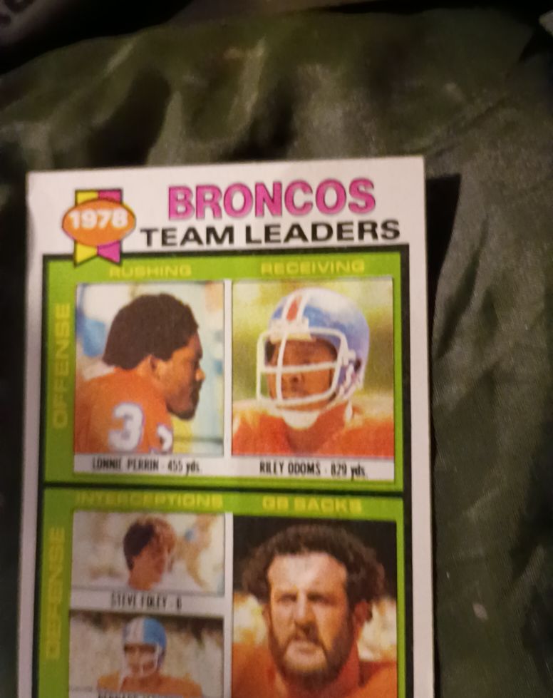 1979 Topps #507 Broncos Team Leaders — front