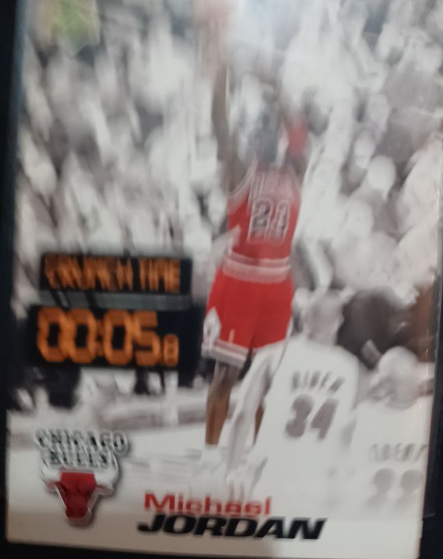 1997 Upper Deck Nestle Crunch Time #CT05 Michael Jordan — front