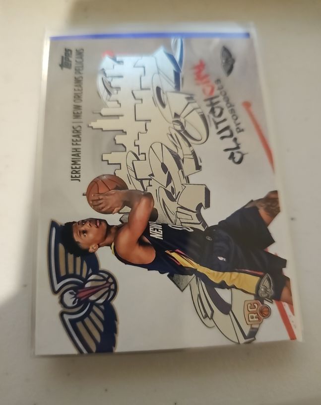 2025-26 Topps #CC-7 Jeremiah Fears Clutch City Prospects — front