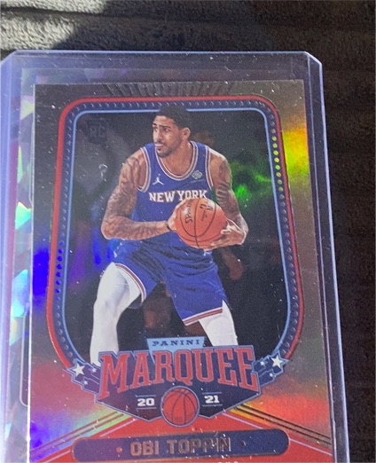 2020-21 Panini Chronicles Marquee #258 Obi Toppin — front