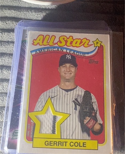 2024 Topps Series 2 1989 All-Star Relic #89ASR-GC Gerrit Cole — front