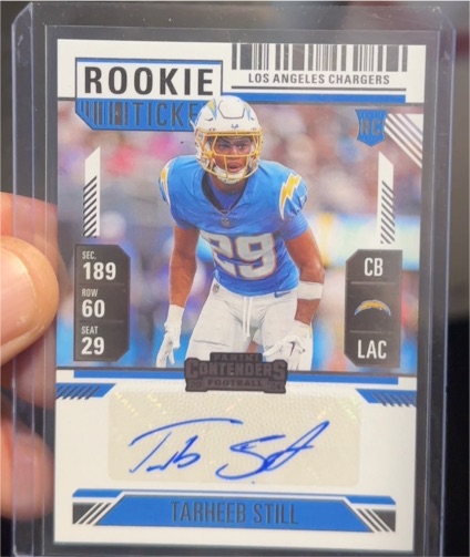 2024 Panini Contenders Rookie Ticket #RC Tarheeb Still — front