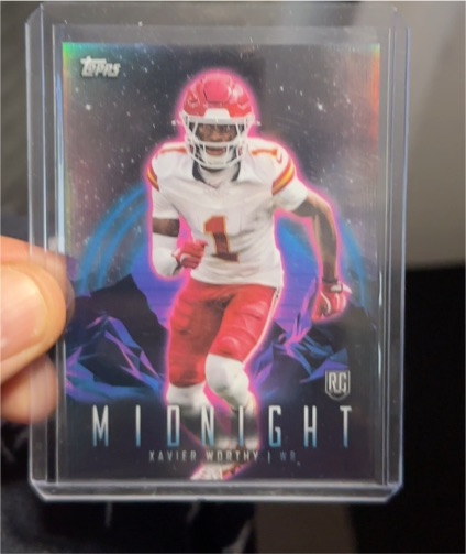 2024 Topps Midnight #47 Xavier Worthy Jr. — front