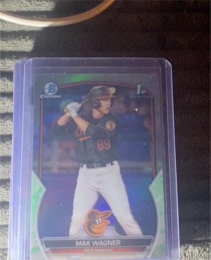 2023 Bowman Chrome #BCP-8 Max Wagner — front