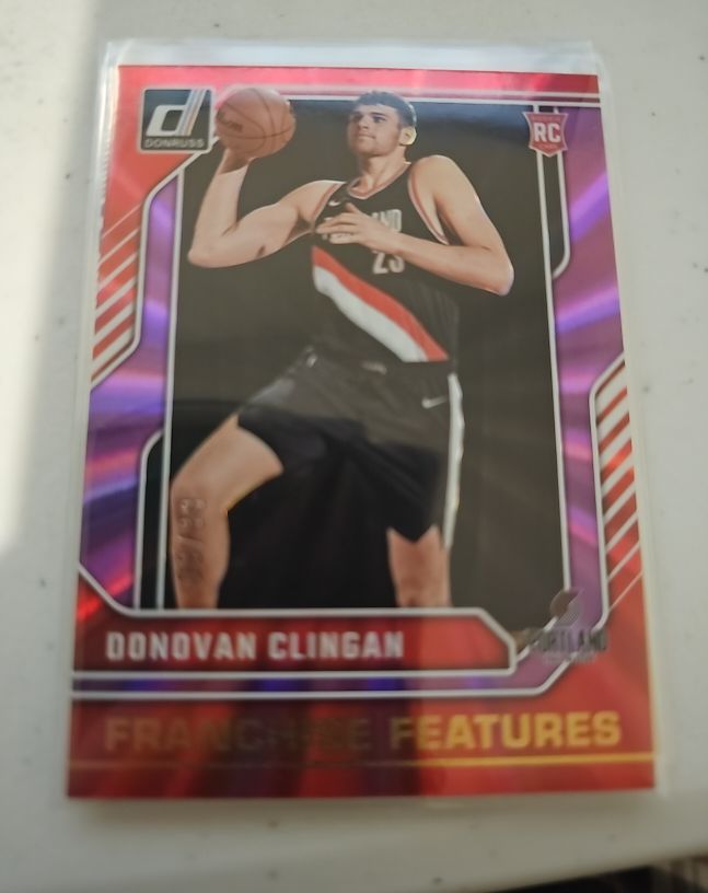 2024-25 Panini Donruss #2 Donovan Clingan Franchise Features — front