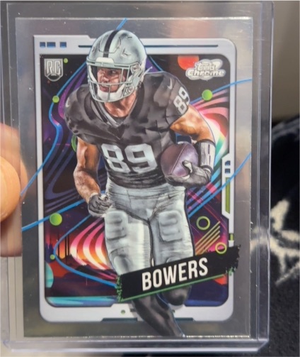2024 Topps Chrome Cosmic #149 Brock Bowers — front