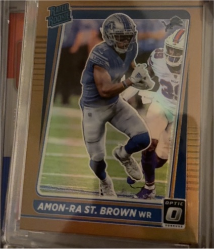2021 Panini Donruss Optic #228 Amon-Ra St. Brown — front