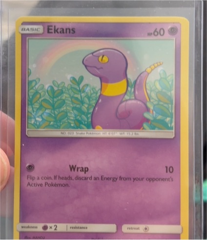 2019 Pokémon Hidden Fates #25 Ekans — front