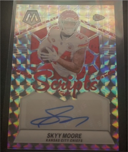 2024 Panini Mosaic Scripts #SC-SMO Skyy Moore — front