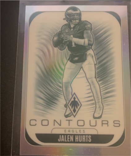 2025 Panini Phoenix Contours #Contours Jalen Hurts — front