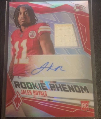 2025 Panini Phoenix Rookie Phenom #RC Jalen Royals — front