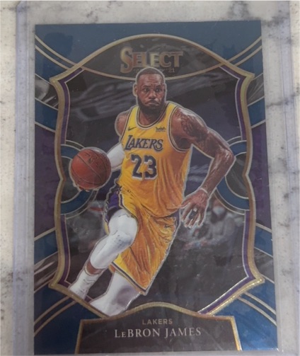 2020-21 Panini Select #23 LeBron James — front